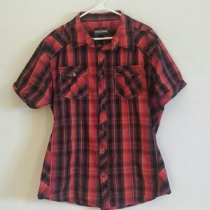 Men's Plaid Button-Down